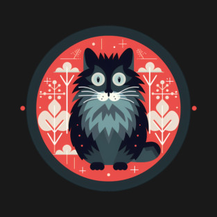 Norwegian Forest Cat Xmas Ornament, Love Cats T-Shirt