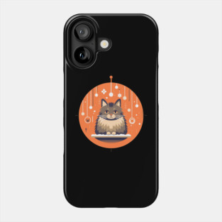 Norwegian Forest Cat Xmas Ornament, Love Cats Phone Case