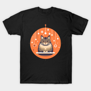 Norwegian Forest Cat Xmas Ornament, Love Cats T-Shirt