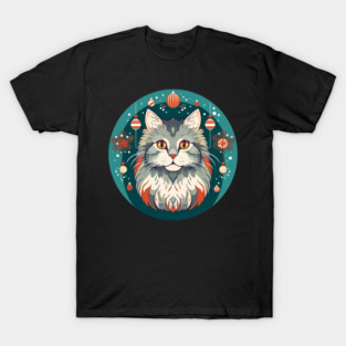 Norwegian Forest Cat Xmas Ornament, Love Cats T-Shirt
