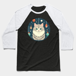Norwegian Forest Cat Xmas Ornament, Love Cats Baseball T-Shirt