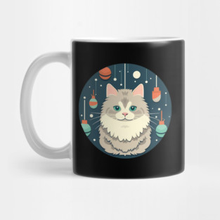 Norwegian Forest Cat Xmas Ornament, Love Cats Mug