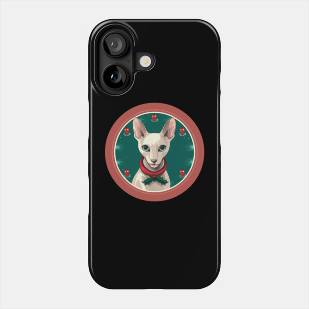 Oriental Shorthair Cat Xmas  Ornament, Love Cats Phone Case by logiamerch