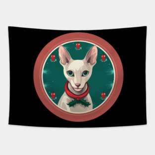 Oriental Shorthair Cat Xmas  Ornament, Love Cats Tapestry