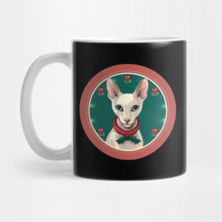 Oriental Shorthair Cat Xmas  Ornament, Love Cats Mug