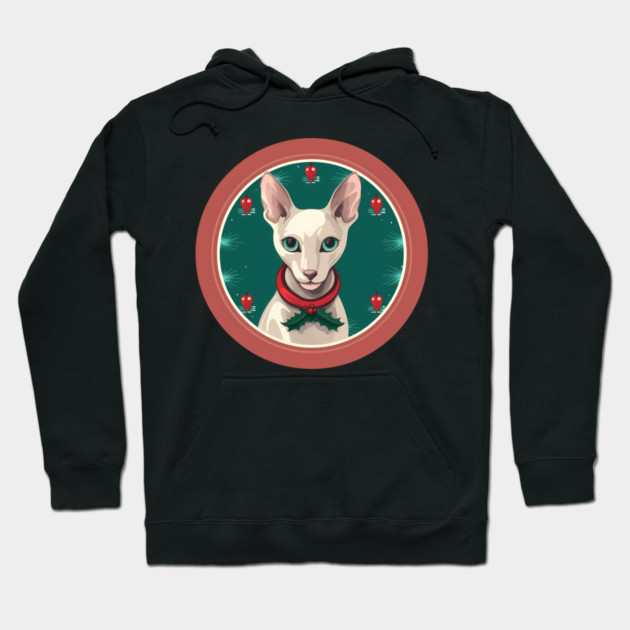 Oriental Shorthair Cat Xmas  Ornament, Love Cats Hoodie by logiamerch