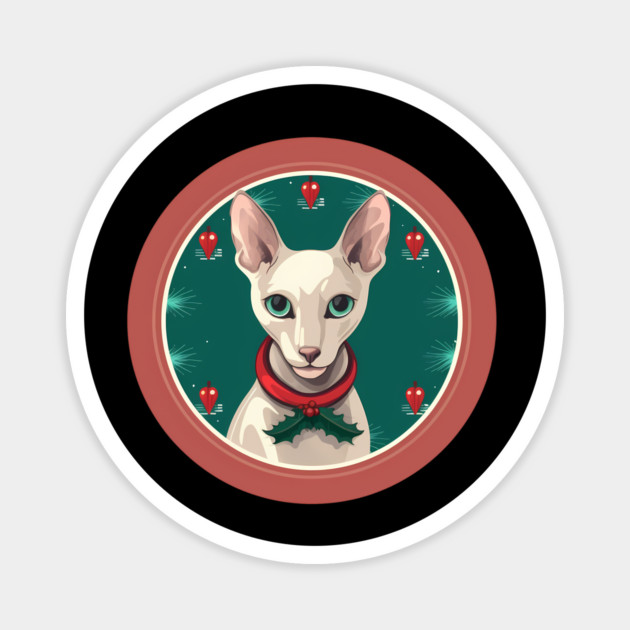 Oriental Shorthair Cat Xmas  Ornament, Love Cats Magnet by logiamerch