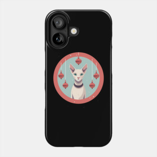 Oriental Shorthair Cat Xmas  Ornament, Love Cats Phone Case