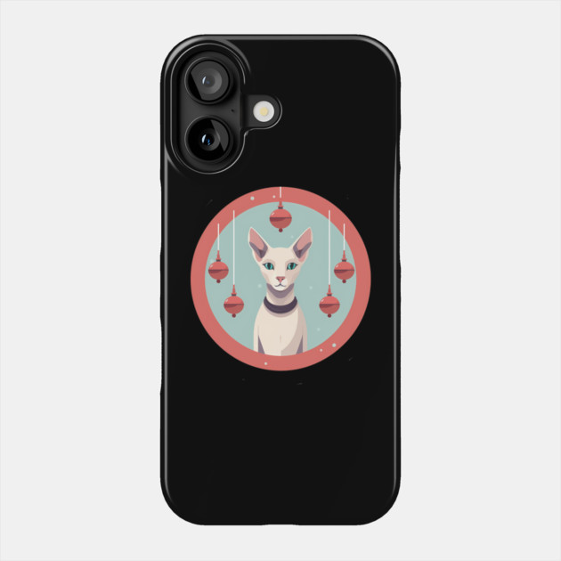 Oriental Shorthair Cat Xmas  Ornament, Love Cats Phone Case by logiamerch