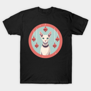 Oriental Shorthair Cat Xmas  Ornament, Love Cats T-Shirt