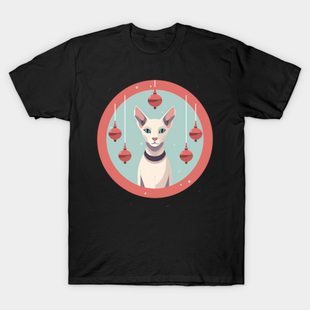 Oriental Shorthair Cat Xmas  Ornament, Love Cats T-Shirt by logiamerch