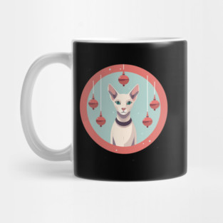 Oriental Shorthair Cat Xmas  Ornament, Love Cats Mug
