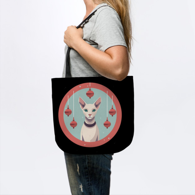 Oriental Shorthair Cat Xmas  Ornament, Love Cats by logiamerch