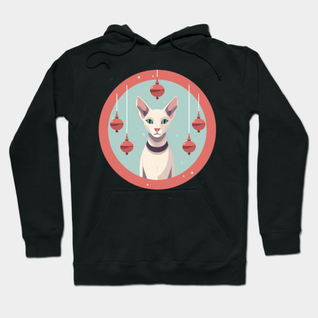 Oriental Shorthair Cat Xmas  Ornament, Love Cats Hoodie by logiamerch