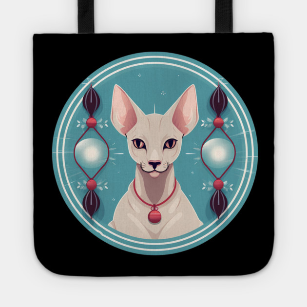 Oriental Shorthair Cat Xmas  Ornament, Love Cats Tote by logiamerch