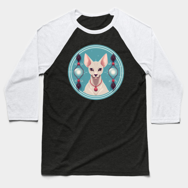 Oriental Shorthair Cat Xmas  Ornament, Love Cats Baseball T-Shirt by logiamerch