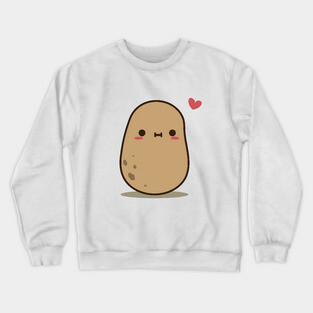 Cute Potato in love. Crewneck Sweatshirt