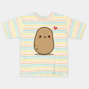 Cute Potato in love. Kids T-Shirt