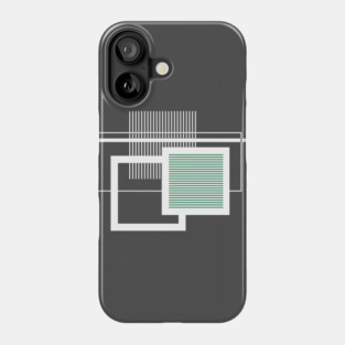 Minimal geometric illustration Phone Case