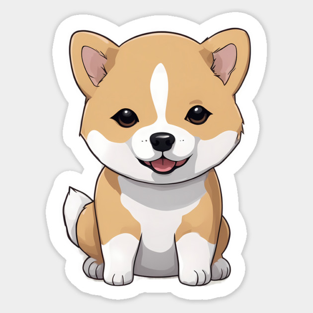 Shiba Inu Puppies Sticker by animegirlnft