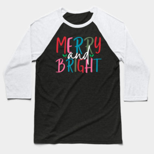 Merry And Bright Baseball T-Shirt