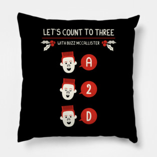 Count To Three Pillow