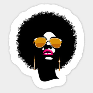 Afrocentric Woman Sticker