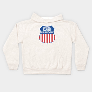 Union Pacific Railroad 1950-1958 Logo Kids Hoodie