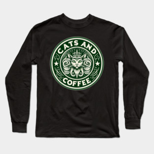 Cats and coffee Long Sleeve T-Shirt