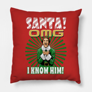 Santa!  I know him! Pillow