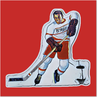 Coleco Table Hockey Players - Detroit Red Wings Posters and Art