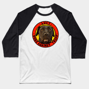 DOGS AGAINST TRUMP - LUCY Baseball T-Shirt