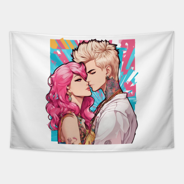 Forever My Girl Tapestry by animegirlnft