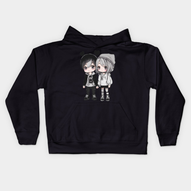 Emo People Kids Hoodie by animegirlnft