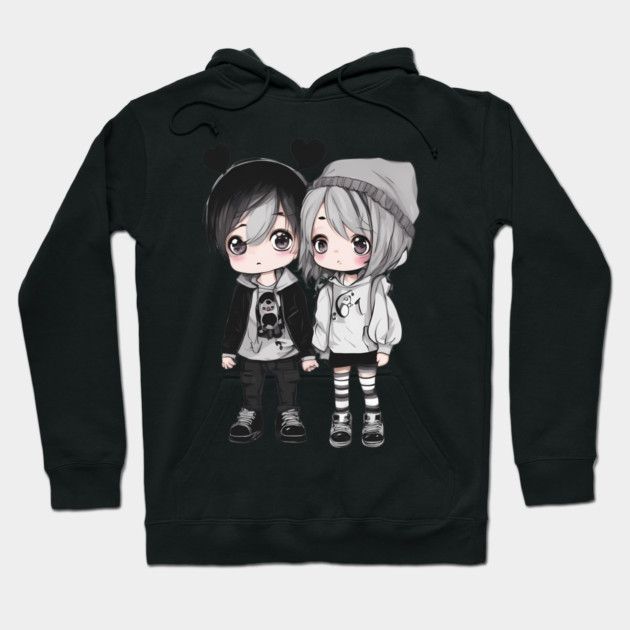 Emo People Hoodie by animegirlnft