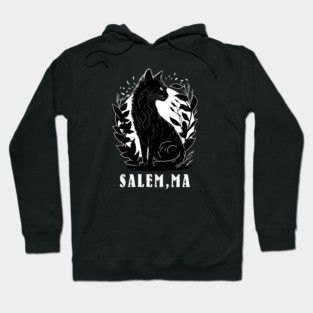 Black Cat Illustration | Salem Hoodie