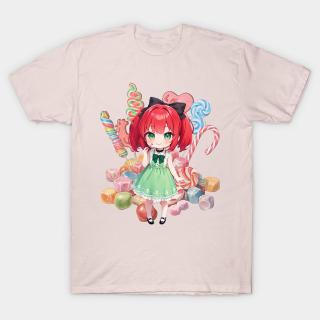 Candylicious Chibi Party: Sweet POD Vibes T-Shirt by All I Want Today