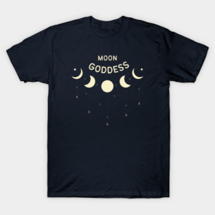 Moon Goddess Full Moon Pagan Wiccan Cheeky Witch® T-Shirt