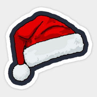 Santa Hat Sticker