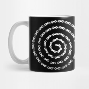 Bike Chain Spiral Mug