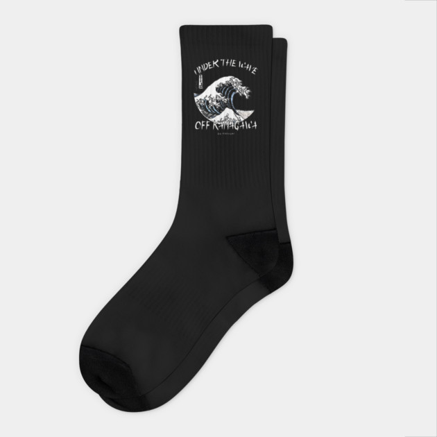Under the wave off Kanagawa by Hokusai Socks by DTNT Shirts