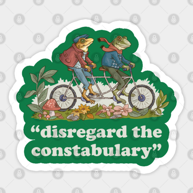 Disregard the Constabulary Sticker by GoshWow®