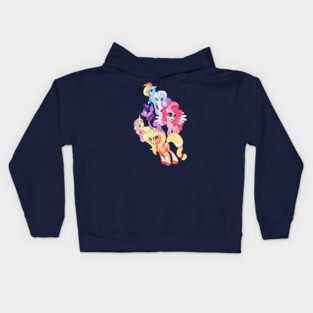 My Little Pony G5 Inspired Mane 6 Kids Hoodie