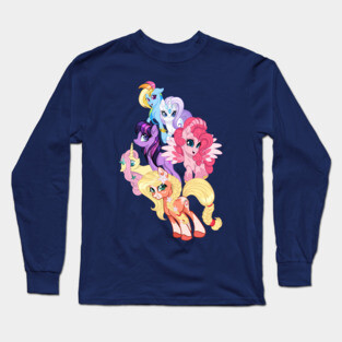 My Little Pony G5 Inspired Mane 6 Long Sleeve T-Shirt