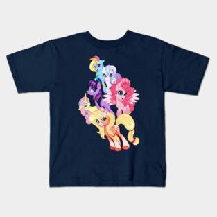 My Little Pony G5 Inspired Mane 6 Kids T-Shirt