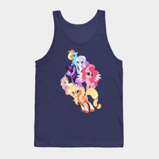 My Little Pony G5 Inspired Mane 6 Tank Top