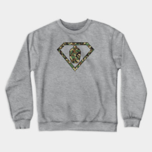 Super Eggman in Camo! Crewneck Sweatshirt