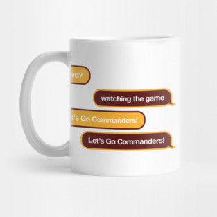 Commanders WYD Text Mug