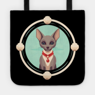 Oriental Shorthair Cat Xmas  Ornament, Love Cats Tote