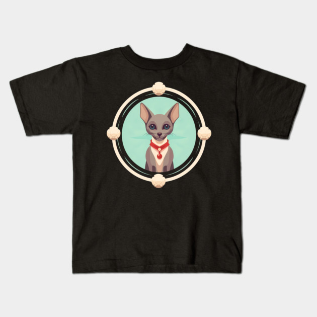 Oriental Shorthair Cat Xmas  Ornament, Love Cats Kids T-Shirt by logiamerch